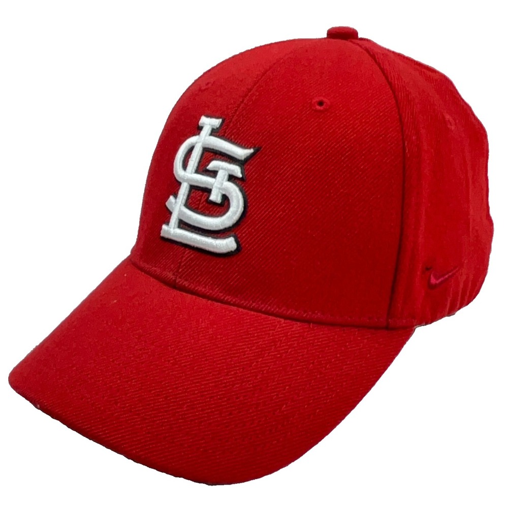 St Louis Cardinals Hat Cap Snap Back Red Gray Nike Team Wool Blend Baseball Dad